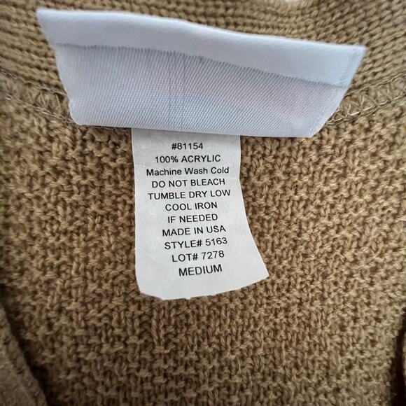 Vintage National NWOT Women's knit Sweater Vest Size Medium - Picture 4 of 5